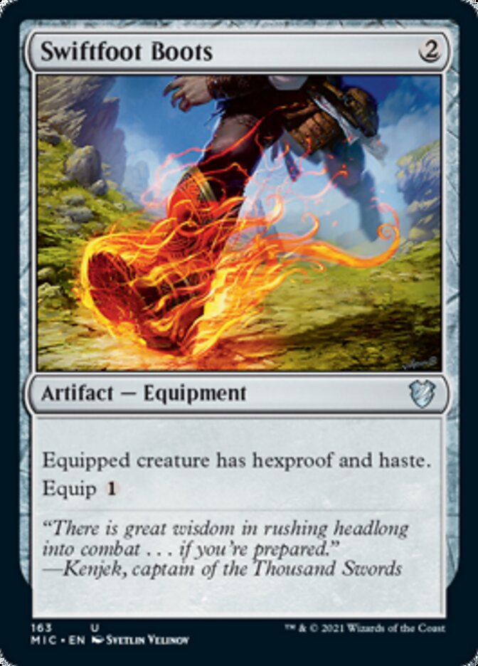 Swiftfoot Boots [Innistrad: Midnight Hunt Commander] | The Time Vault CA