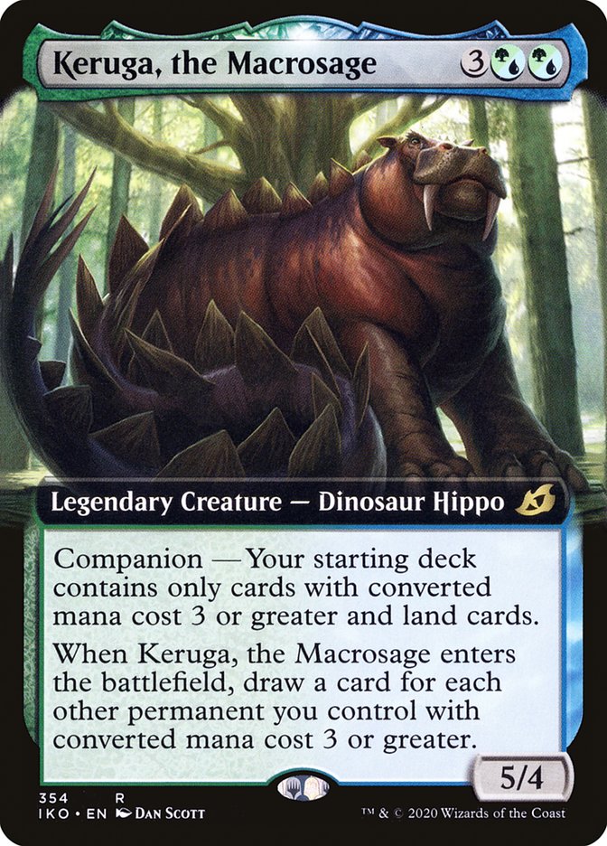 Keruga, the Macrosage (Extended Art) [Ikoria: Lair of Behemoths] | The Time Vault CA