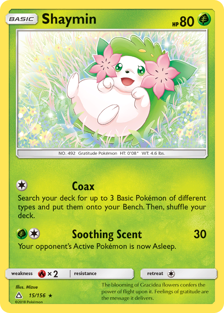 Shaymin (15/156) [Sun & Moon: Ultra Prism] | The Time Vault CA