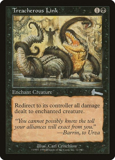 Treacherous Link [Urza's Legacy] | The Time Vault CA