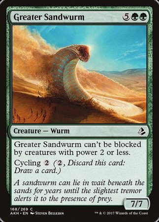 Greater Sandwurm [Amonkhet] | The Time Vault CA