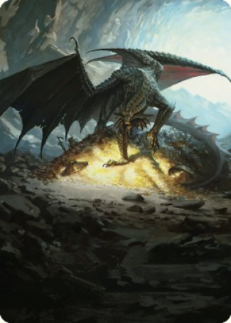 Ancient Copper Dragon Art Card (04) [Commander Legends: Battle for Baldur's Gate Art Series] | The Time Vault CA