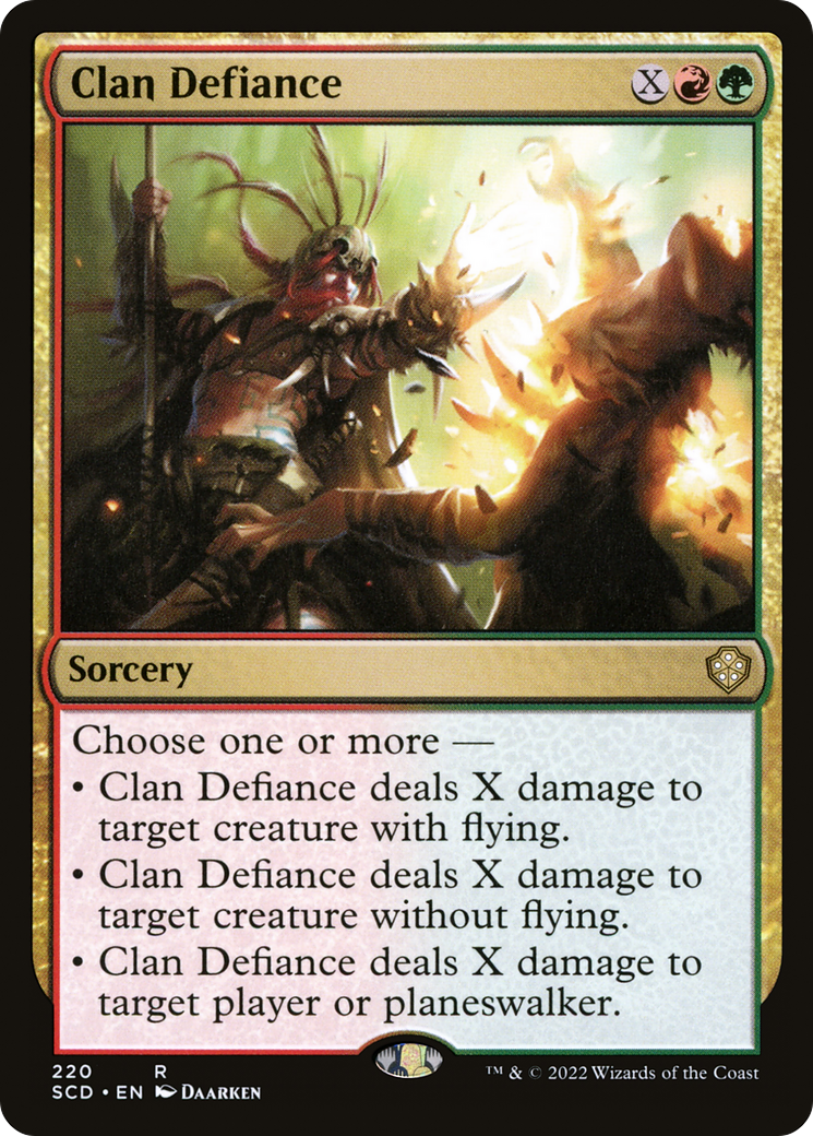 Clan Defiance [Starter Commander Decks] | The Time Vault CA