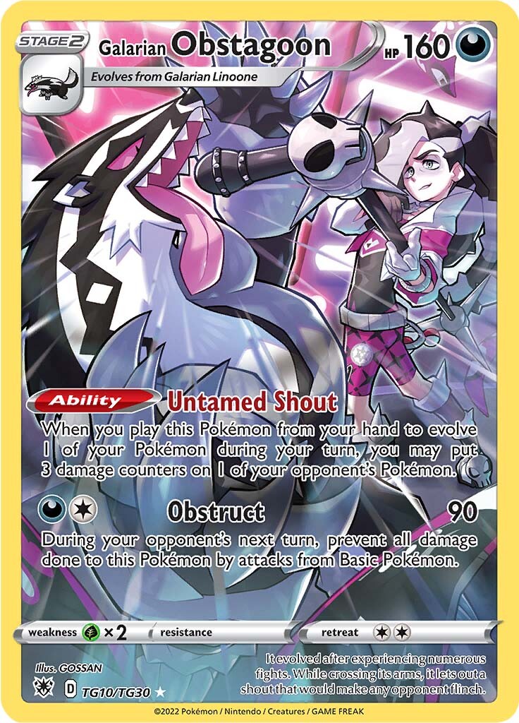 Galarian Obstagoon (TG10/TG30) [Sword & Shield: Astral Radiance] | The Time Vault CA
