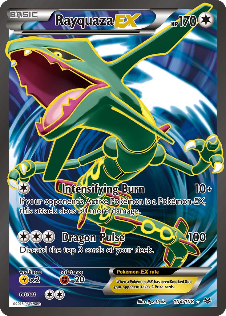 Rayquaza EX (104/108) [XY: Roaring Skies] | The Time Vault CA