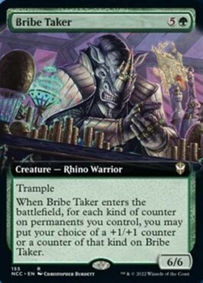 Bribe Taker (Extended Art) [Streets of New Capenna Commander] | The Time Vault CA