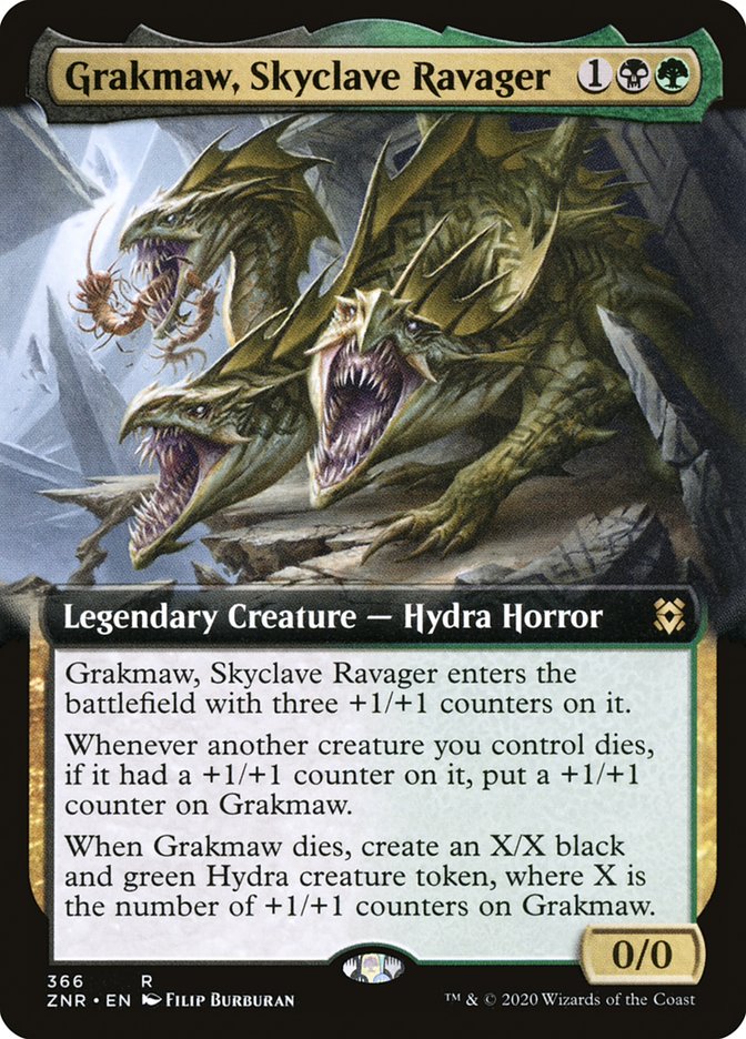 Grakmaw, Skyclave Ravager (Extended Art) [Zendikar Rising] | The Time Vault CA