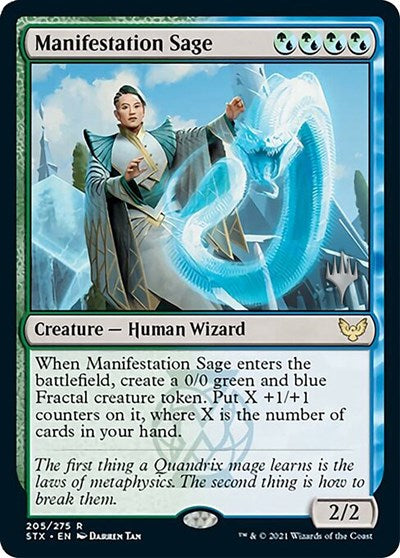 Manifestation Sage (Promo Pack) [Strixhaven: School of Mages Promos] | The Time Vault CA