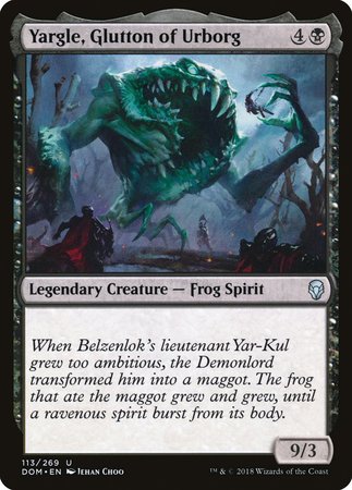 Yargle, Glutton of Urborg [Dominaria] | The Time Vault CA