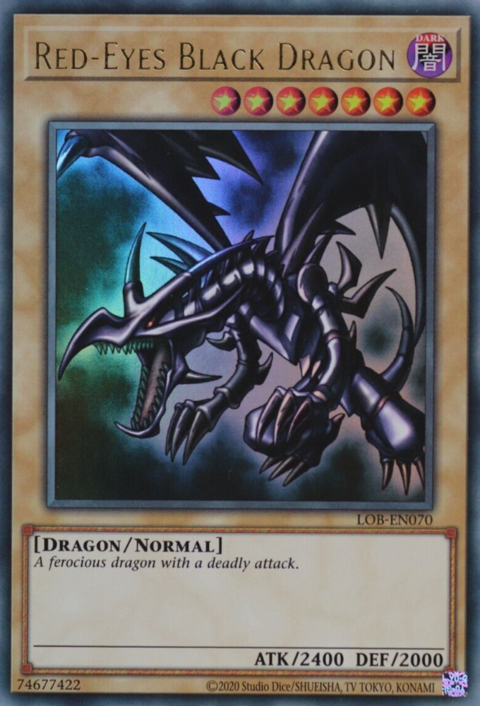 Red-Eyes Black Dragon (25th Anniversary) [LOB-EN070] Ultra Rare | The Time Vault CA