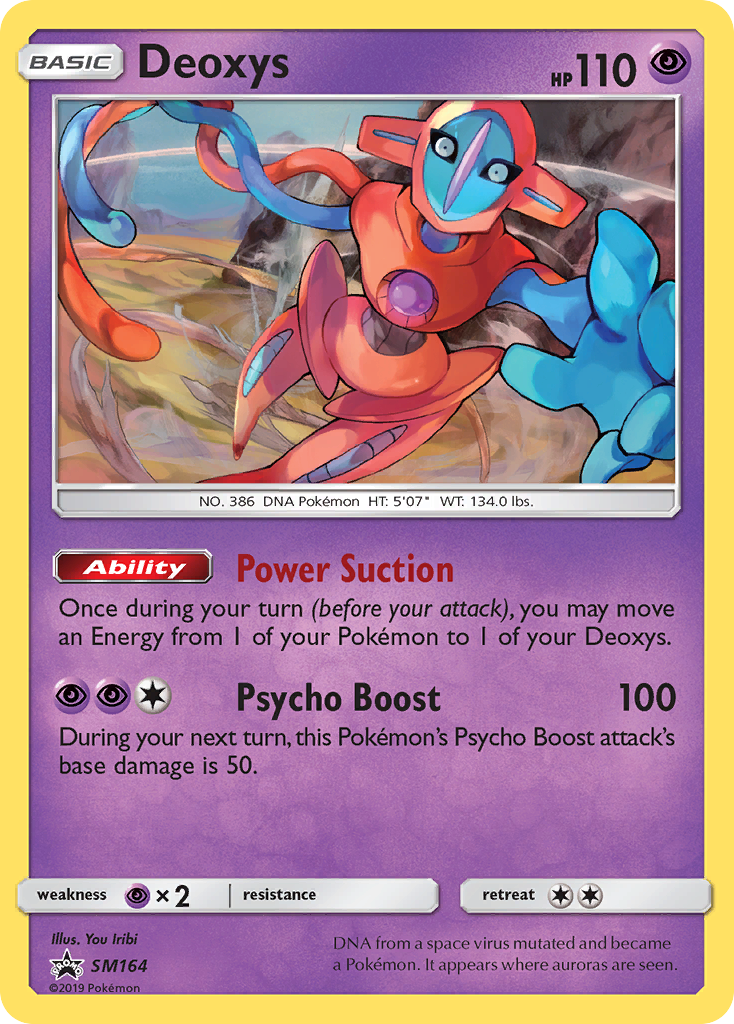 Deoxys (SM164) [Sun & Moon: Black Star Promos] | The Time Vault CA