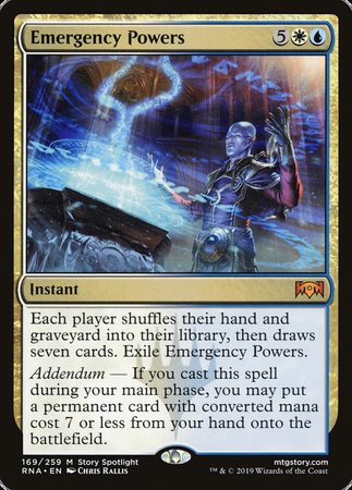 Emergency Powers [Ravnica Allegiance] | The Time Vault CA