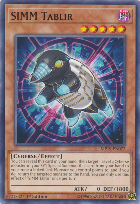 SIMM Tablir [MP19-EN072] Common | The Time Vault CA