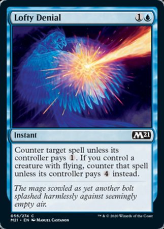 Lofty Denial [Core Set 2021] | The Time Vault CA