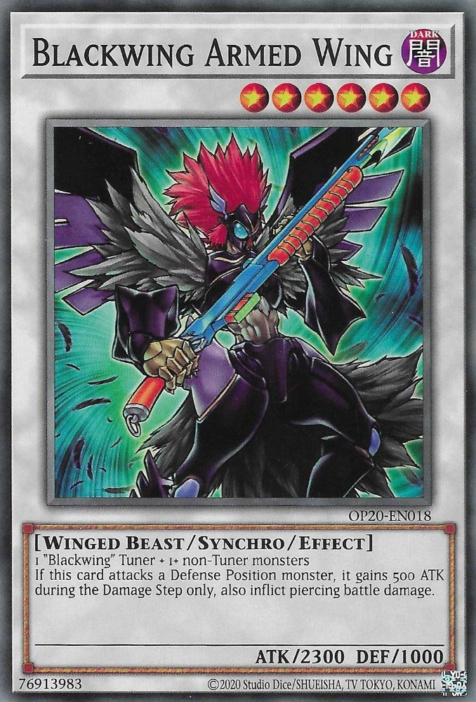 Blackwing Armed Wing [OP20-EN018] Common | The Time Vault CA