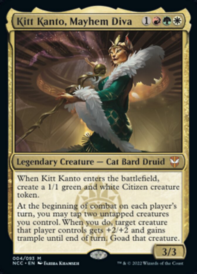 Kitt Kanto, Mayhem Diva [Streets of New Capenna Commander] | The Time Vault CA