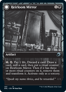 Heirloom Mirror // Inherited Fiend [Innistrad: Double Feature] | The Time Vault CA