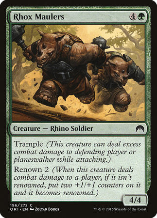 Rhox Maulers [Magic Origins] | The Time Vault CA