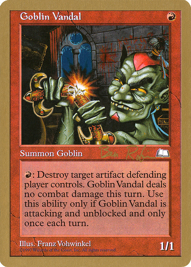 Goblin Vandal (Ben Rubin) [World Championship Decks 1998] | The Time Vault CA