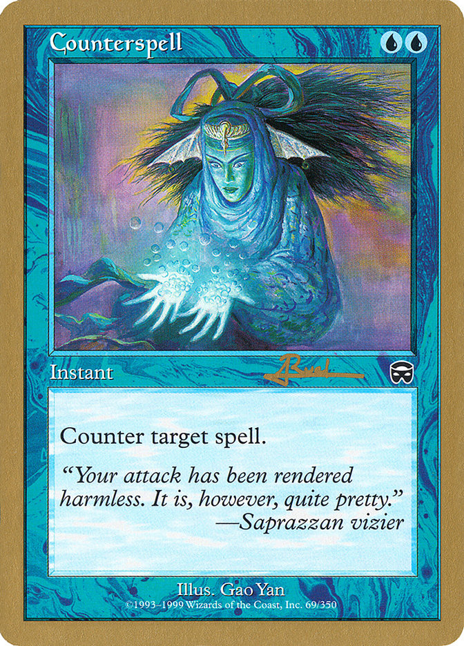 Counterspell (Antoine Ruel) (MMQ) [World Championship Decks 2001] | The Time Vault CA