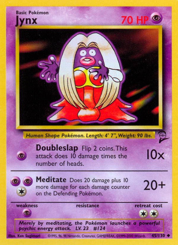 Jynx (45/130) [Base Set 2] | The Time Vault CA