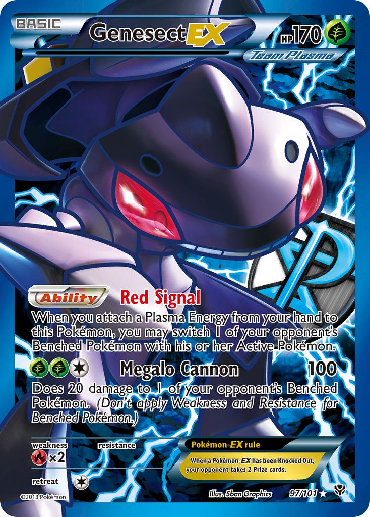 Genesect EX (97/101) [Black & White: Plasma Blast] | The Time Vault CA