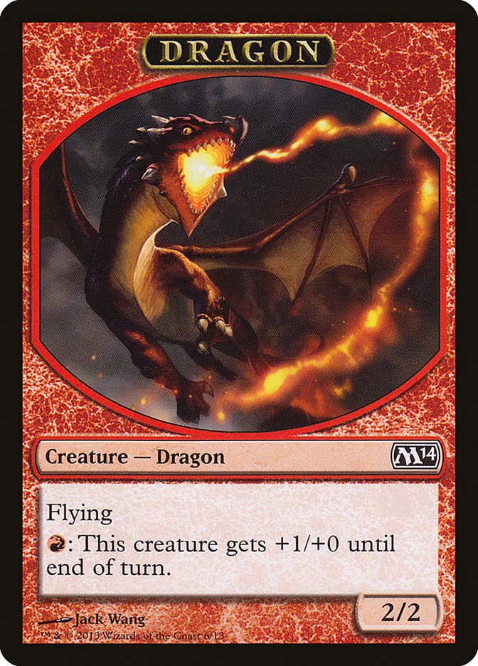 Dragon [Magic 2014 Tokens] | The Time Vault CA