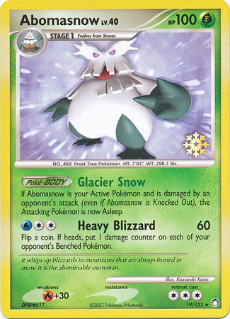 Abomasnow (19/123) [Countdown Calendar Promos] | The Time Vault CA