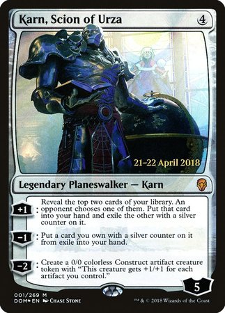 Karn, Scion of Urza [Dominaria Promos] | The Time Vault CA