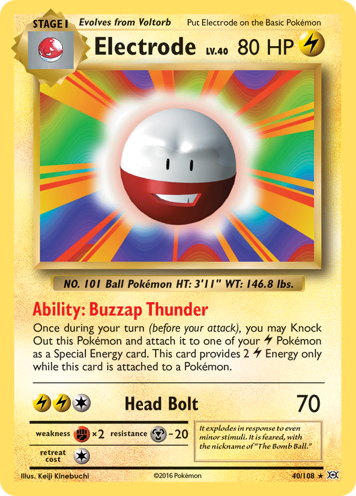 Electrode (40/108) [XY: Evolutions] | The Time Vault CA