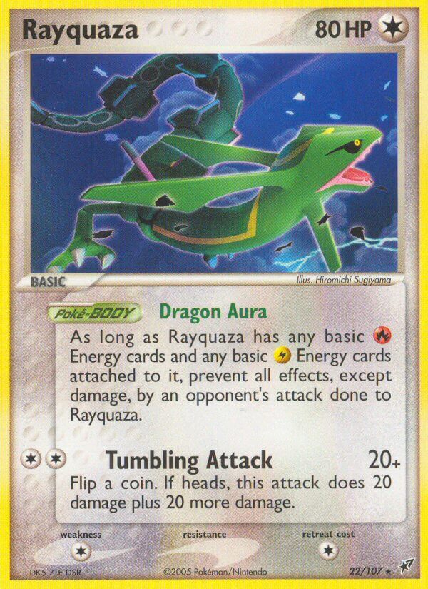 Rayquaza (22/107) (Theme Deck Exclusive) [EX: Deoxys] | The Time Vault CA