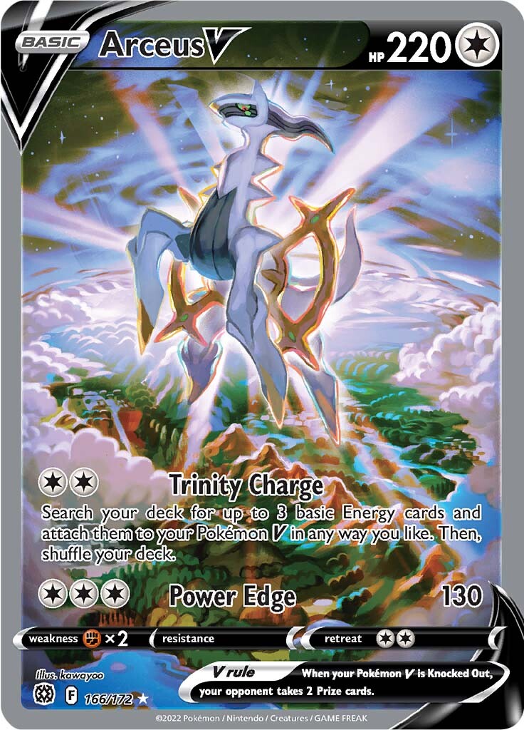 Arceus V (166/172) [Sword & Shield: Brilliant Stars] | The Time Vault CA