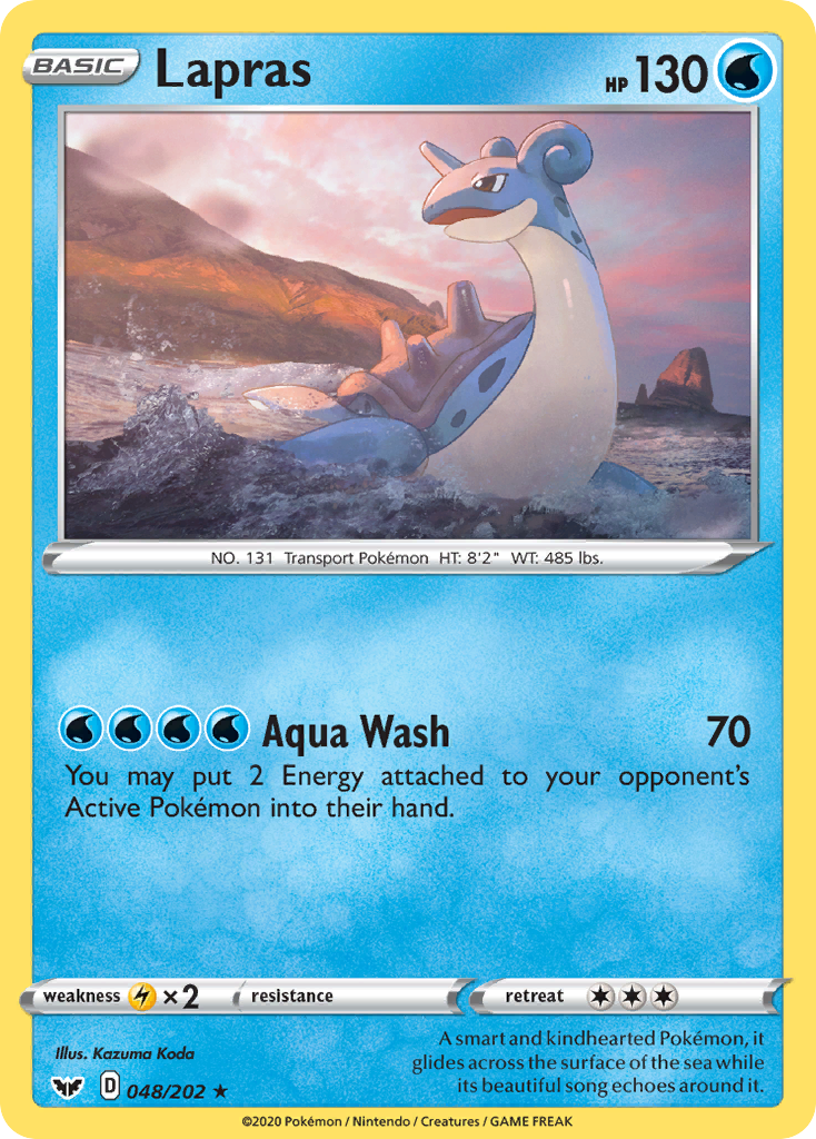 Lapras (048/202) [Sword & Shield: Base Set] | The Time Vault CA