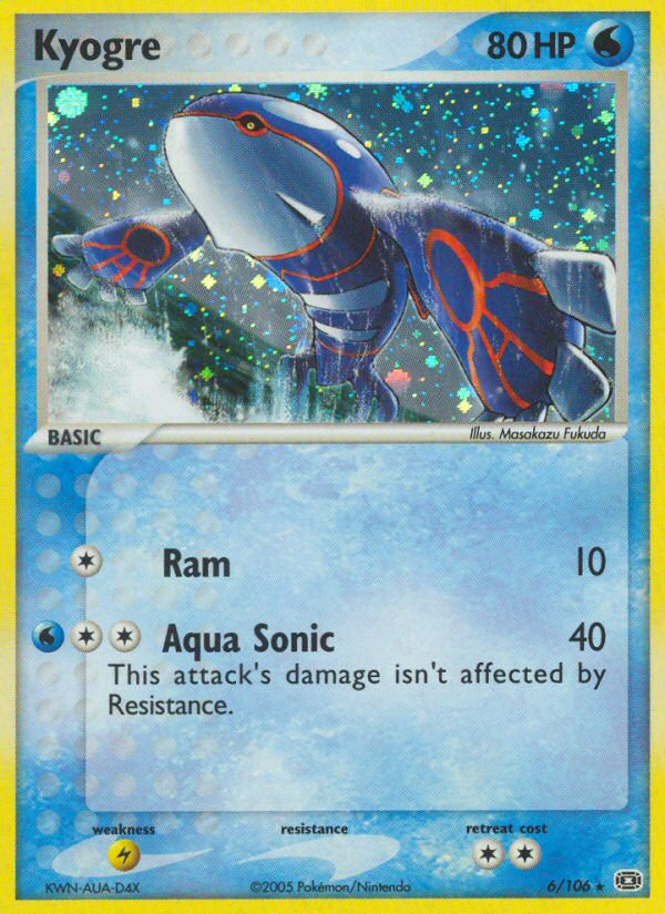 Kyogre (6/106) [EX: Emerald] | The Time Vault CA