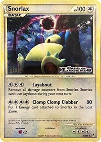 Snorlax (33/95) (Staff Prerelease Promo) [Nintendo: Black Star Promos] | The Time Vault CA