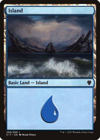 Island (299) [Commander 2017] | The Time Vault CA