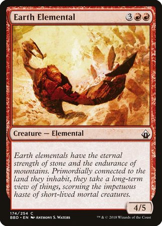 Earth Elemental [Battlebond] | The Time Vault CA