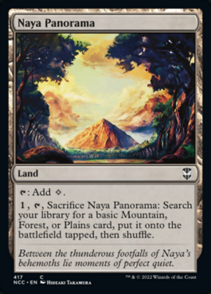 Naya Panorama [Streets of New Capenna Commander] | The Time Vault CA