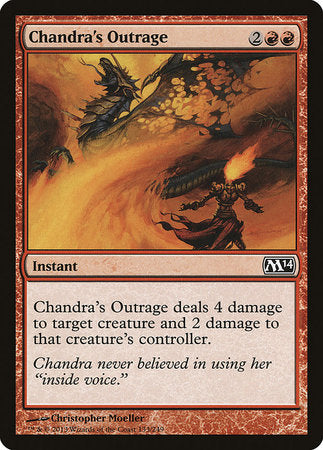 Chandra's Outrage [Magic 2014] | The Time Vault CA