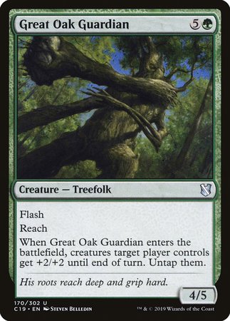 Great Oak Guardian [Commander 2019] | The Time Vault CA