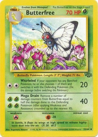 Butterfree (33/64) [Jungle Unlimited] | The Time Vault CA