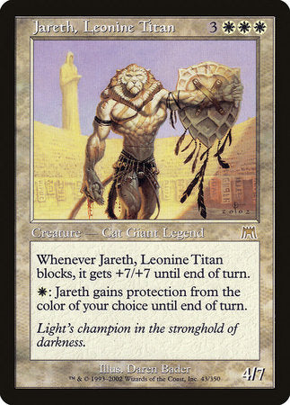 Jareth, Leonine Titan [Onslaught] | The Time Vault CA