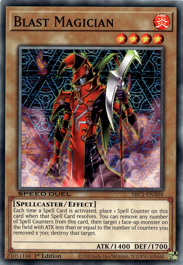 Blast Magician [SBC1-EN004] Common | The Time Vault CA