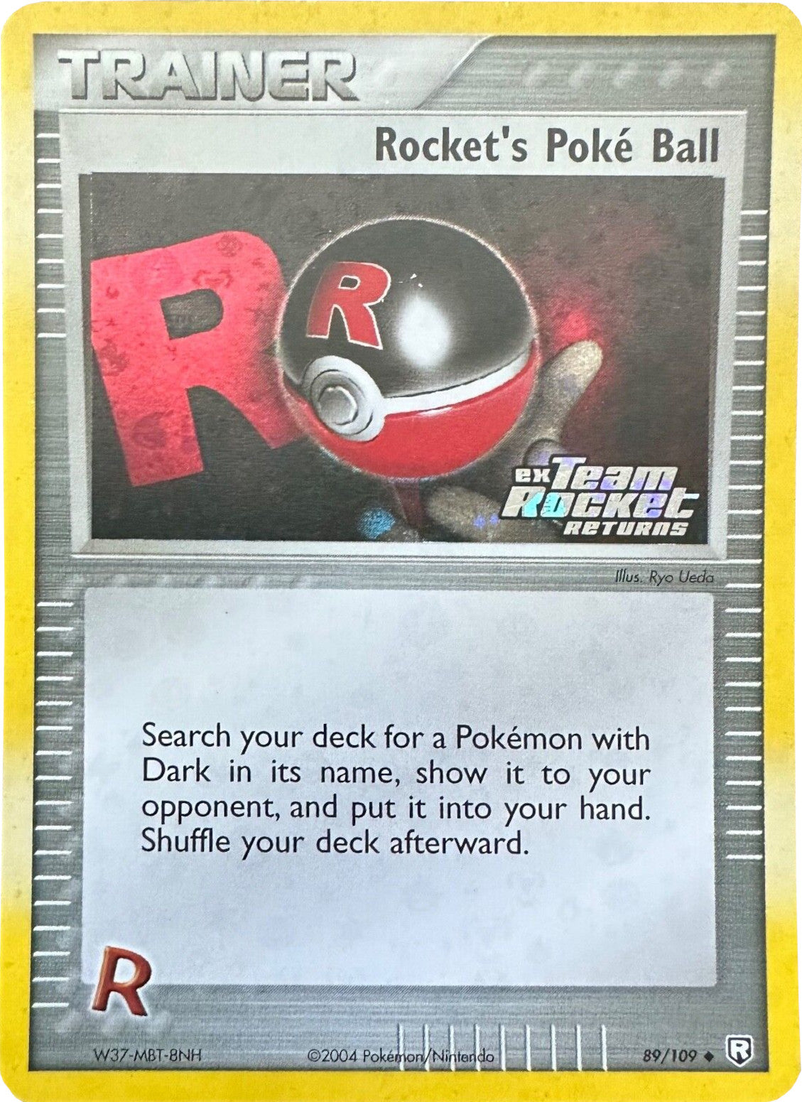 Rocket's Poke Ball (89/109) (Stamped) [EX: Team Rocket Returns] | The Time Vault CA