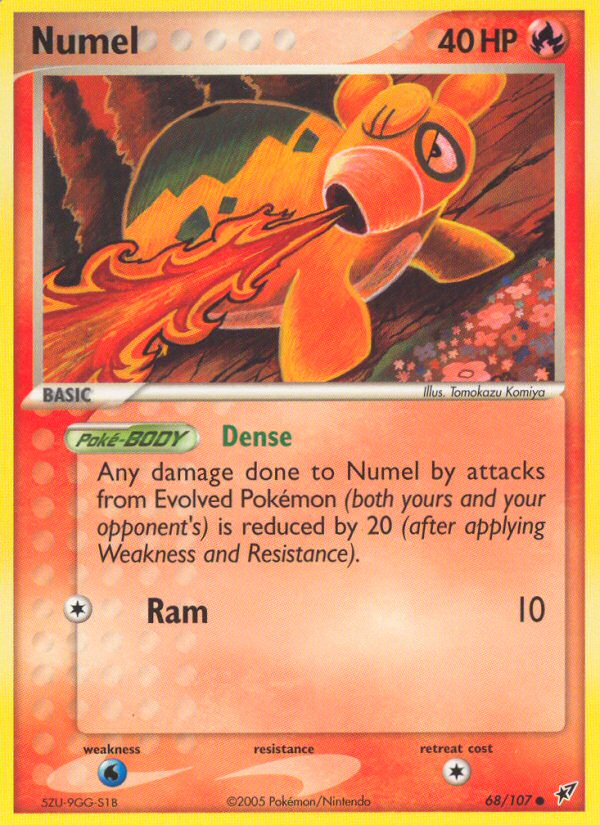 Numel (68/107) [EX: Deoxys] | The Time Vault CA