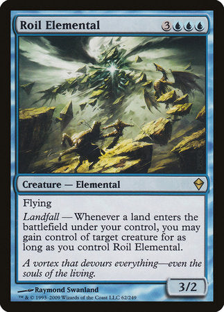 Roil Elemental [Zendikar] | The Time Vault CA