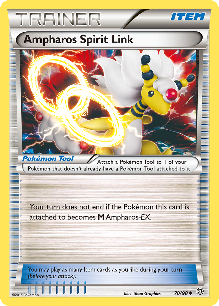 Ampharos Spirit Link (70/98) [XY: Ancient Origins] | The Time Vault CA