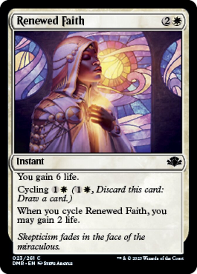 Renewed Faith [Dominaria Remastered] | The Time Vault CA