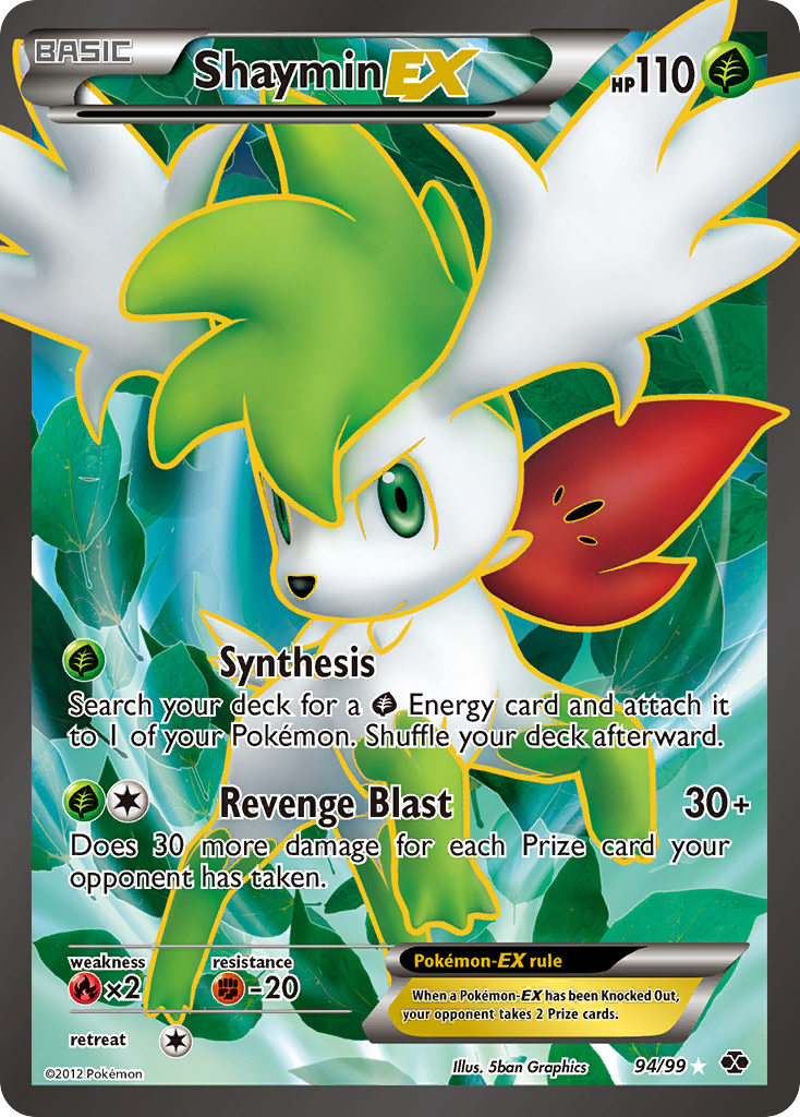 Shaymin EX (94/99) [Black & White: Next Destinies] | The Time Vault CA