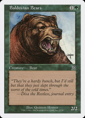 Balduvian Bears [Deckmasters] | The Time Vault CA